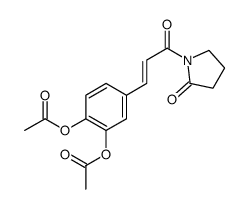 N-(3,4-diacetoxycinnamoyl)-2-pyrrolidone picture