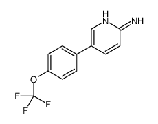 2-Amino-5-(4-trifluoromethoxyphenyl)pyridine结构式