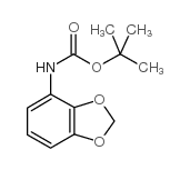 TERT-BUTYL BENZO[D][1,3]DIOXOL-4-YLCARBAMATE structure