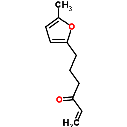 6-(5-methylfuran-2-yl)hex-1-en-3-one结构式