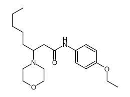 N-(4-ethoxyphenyl)-3-morpholin-4-yloctanamide Structure