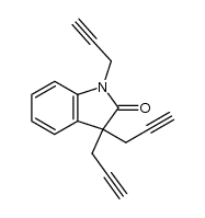 1,3,3-Tripropinylindolin-2-on结构式