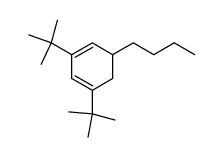 1,3-di-tert-butyl-5-butyl-1,3-cyclohexadiene结构式