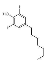 4-heptyl-2,6-diiodophenol Structure