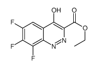 ethyl 6,7,8-trifluoro-4-oxo-1H-cinnoline-3-carboxylate Structure