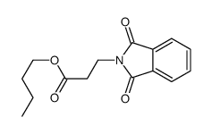 butyl 3-(1,3-dioxoisoindol-2-yl)propanoate Structure