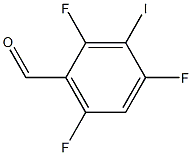 2,4,6-trifluoro-3-iodobenzaldehyde structure