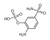 sulfuric acid mono-(2-amino-5-sulfamoyl-phenyl ester) Structure