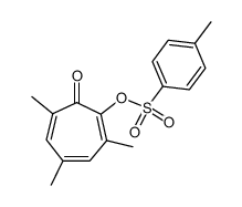 3,5,7-Trimethyltropolontosylat Structure