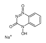 sodium,4-hydroxy-1-oxido-1,2,4-benzotriazin-1-ium-3-one Structure