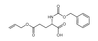 Cbz-Glu(OAll)-OH结构式