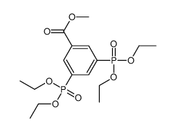 Methyl 3,5-bis(diethoxyphosphoryl)benzoate结构式