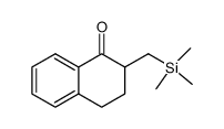 2-((trimethylsilyl)methyl)-3,4-dihydronaphthalen-1(2H)-one Structure
