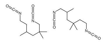 1,6-diisocyanato-2,2,4-trimethylhexane,1,6-diisocyanato-2,4,4-trimethylhexane Structure