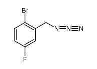 2-(azidomethyl)-1-bromo-4-fluorobenzene Structure