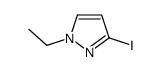 1-乙基-3-碘吡唑结构式