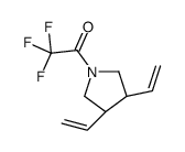 Pyrrolidine, 3,4-diethenyl-1-(trifluoroacetyl)-, cis- (9CI) structure