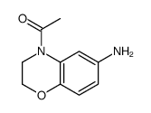 1-(6-amino-2,3-dihydro-1,4-benzoxazin-4-yl)ethanone Structure