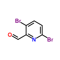 3,6-dibromopicolinaldehyde Structure