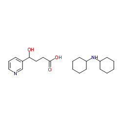 rac 4-Hydroxy-4-(3-pyridyl)butanoic Acid Dicyclohexylamine Salt picture