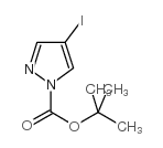 tert-butyl 4-iodo-1H-pyrazole-1-carboxylate Structure