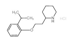 2-[2-(2-Isopropylphenoxy)ethyl]piperidine hydrochloride结构式