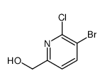 (5-bromo-6-chloropyridin-2-yl)methanol Structure