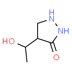 3-Pyrazolidinone,4-(1-hydroxyethyl)-,(R*,S*)-(9CI)结构式