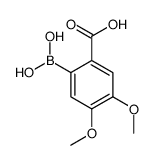 2-borono-4,5-dimethoxybenzoic acid Structure