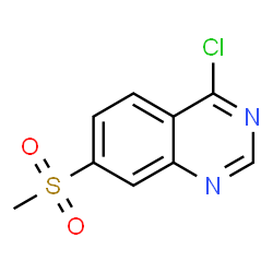 4-Chloro-7-(methylsulfonyl)quinazoline Structure