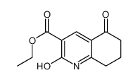 ETHYL 2-HYDROXY-5-OXO-5,6,7,8-TETRAHYDROQUINOLINE-3-CARBOXYLATE Structure