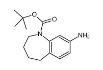 tert-Butyl 8-amino-2,3,4,5-tetrahydro-1H-benzo[b]azepine-1-carboxylate结构式