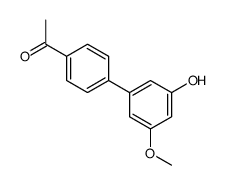 1-[4-(3-hydroxy-5-methoxyphenyl)phenyl]ethanone结构式