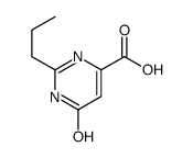 4-oxo-2-propyl-1H-pyrimidine-6-carboxylic acid Structure