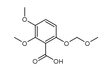 2,3-dimethoxy-6-(methoxymethyl)benzoic acid结构式