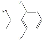 1-(2,6-DIBROMOPHENYL)ETHAN-1-AMINE结构式