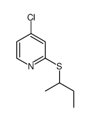 2-butan-2-ylsulfanyl-4-chloropyridine Structure