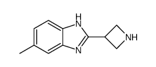 2-(azetidin-3-yl)-5-methyl-1H-benzo[d]imidazole Structure