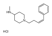 Methyl-[1-((E)-4-phenyl-but-3-enyl)-piperidin-4-yl]-amine hydrochloride structure