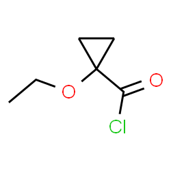 Cyclopropanecarbonyl chloride, 1-ethoxy- (9CI) structure