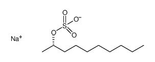 sodium (S)-decan-2-yl sulfate结构式