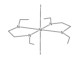 bis(N,N'-diethylethane-1,2-diamine)nickel(II) diiodide Structure