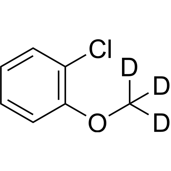 1-Chloro-2-methoxybenzene-d3结构式