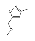 5-(methoxymethyl)-3-methyl-1,2-oxazole结构式