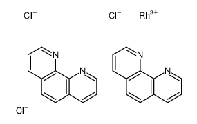 1,10-phenanthroline,rhodium(3+),trichloride结构式