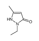 3H-Pyrazol-3-one,2-ethyl-1,2-dihydro-5-methyl-(9CI)结构式