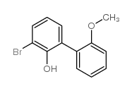 3-bromo-2'-methoxy-biphenyl-2-ol结构式
