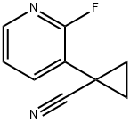 1-(2-Fluoropyridin-3-yl)cyclopropane-1-carbonitrile structure