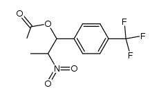 2-nitro-1-(4-(trifluoromethyl)phenyl)propyl acetate结构式