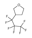 3-(1,1,2,2,3,3,3-heptafluoropropyl)oxolane结构式